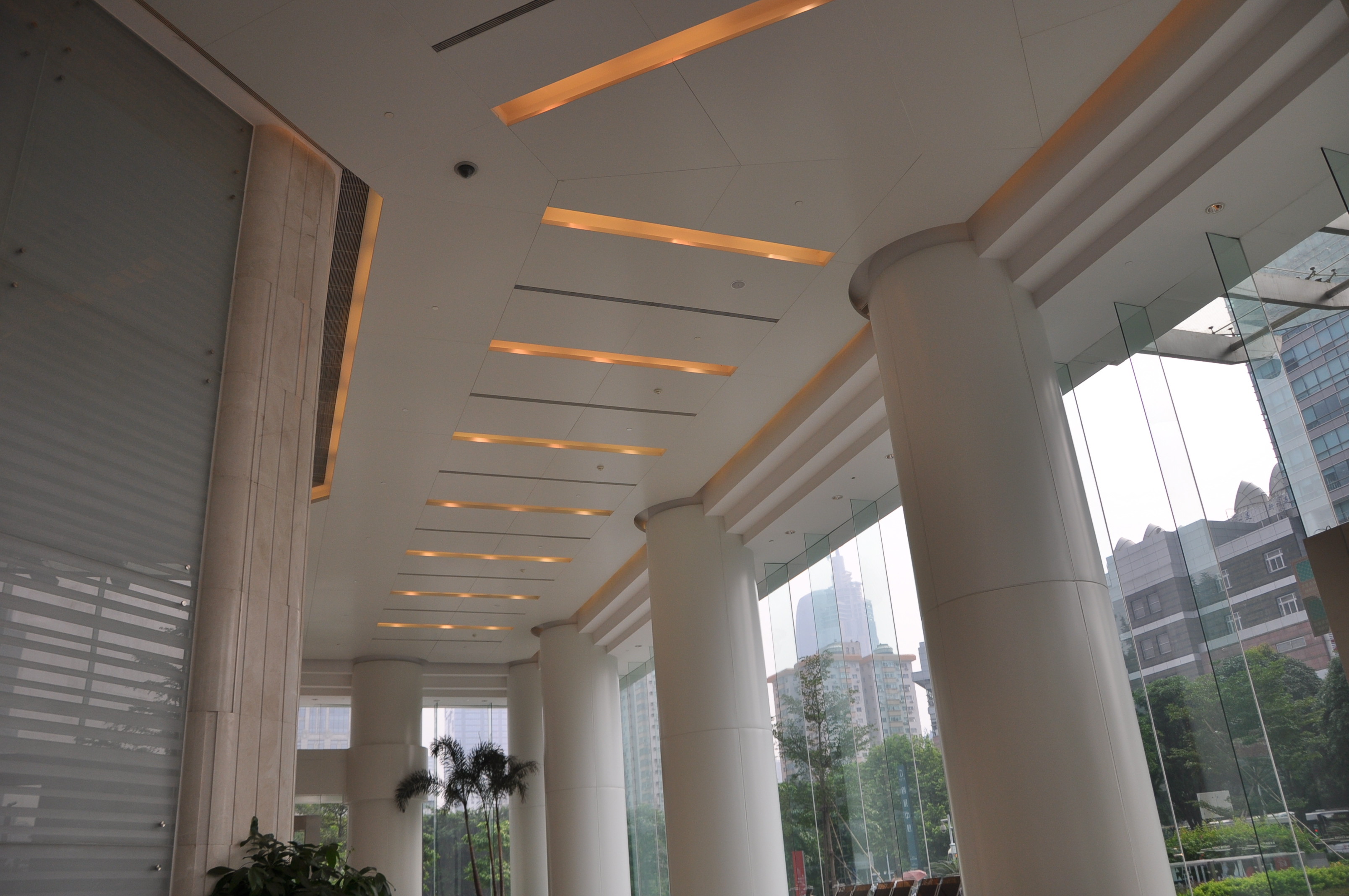 Aluminum ceiling is suitable as the main material in ceiling decoration