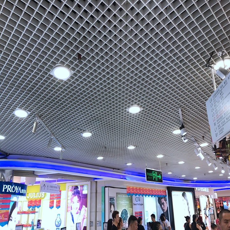 2020 Fashionable Aluminum Decorative Open Cell/grid Ceiling for Shopping Malls