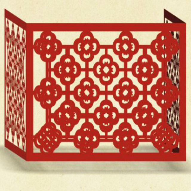 Laser Cut Decorative Metal Fencing for Air Conditioner Cover