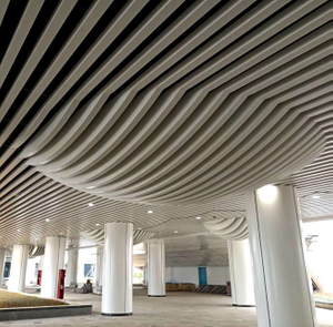 2020 New Manybset Fashion Aluminum Restaurant False Baffle Ceiling Design