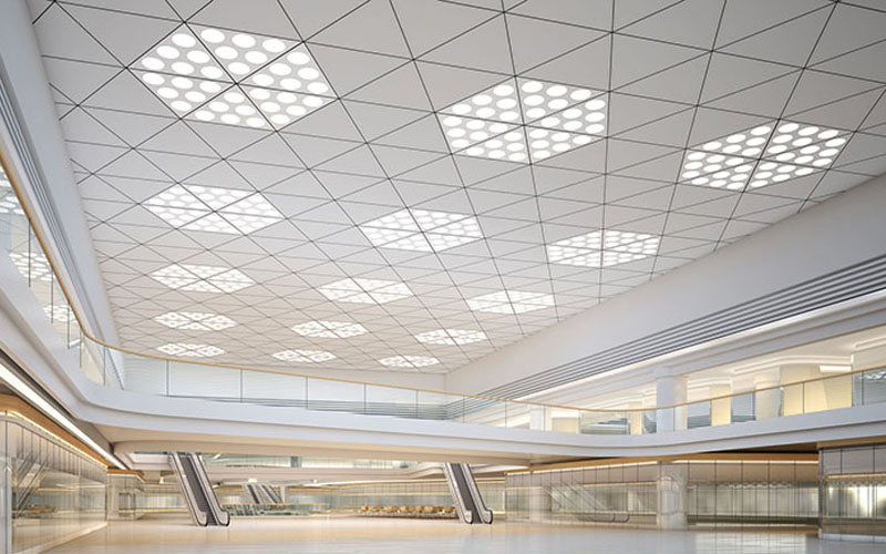 Aluminum ceiling unique design and excellent surface treatment