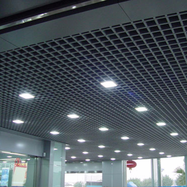 Fashionable Aluminum Decorative Open Cell/ grid Ceiling for Shopping Malls