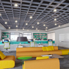 10 Years Experience Antibacterial Aluminum False Grid Ceiling With SGS Certificate