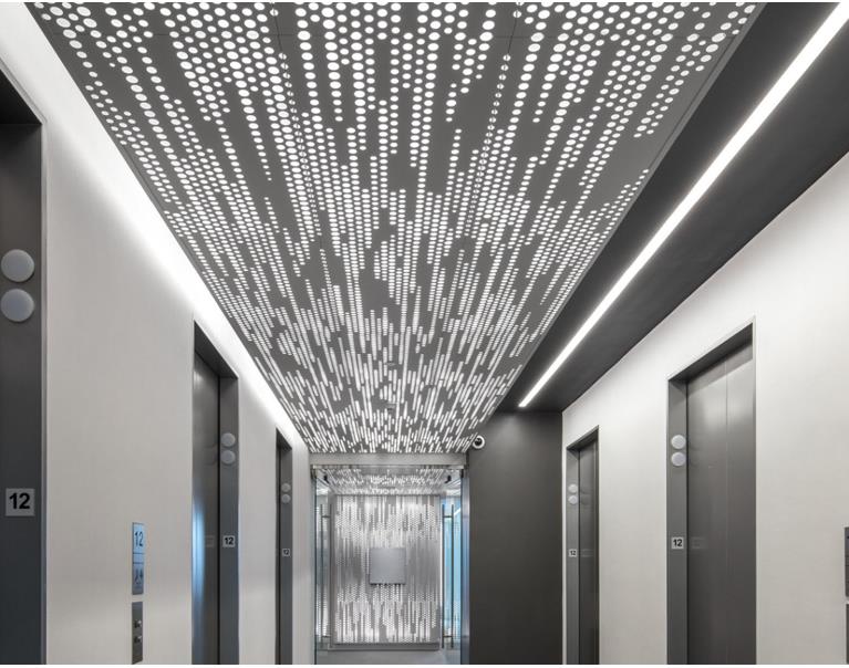 2023 Popular Design Aluminum Custom perforated Ceiling Design